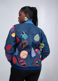 Denim Asooke Jacket