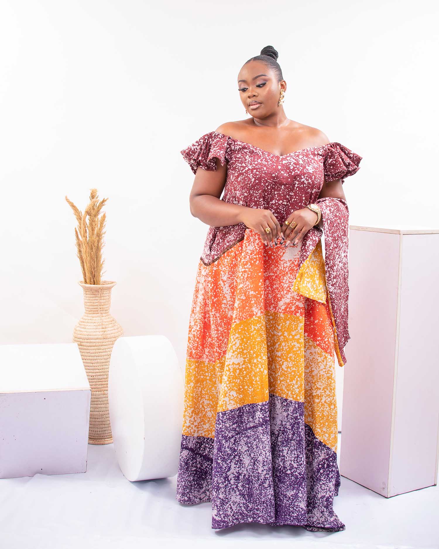 ADIRE RENNY DRESS  WUNMMIES COUTURE