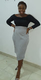 FLAP PENCIL SKIRT