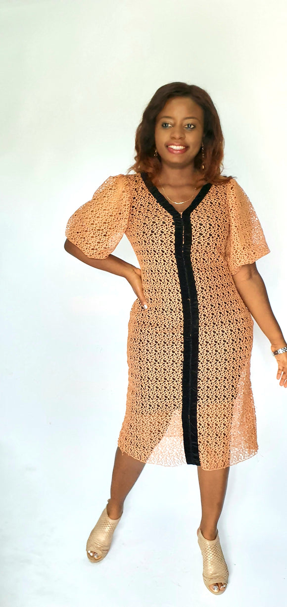 SLIP LACE DRESS