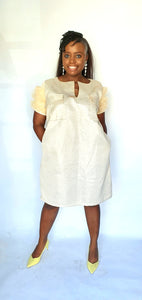 DAMASK BOX DRESS
