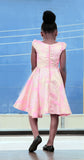 KIDDIES DAMASK SKATER DRESS