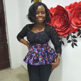 OORE PEPLUM TOP