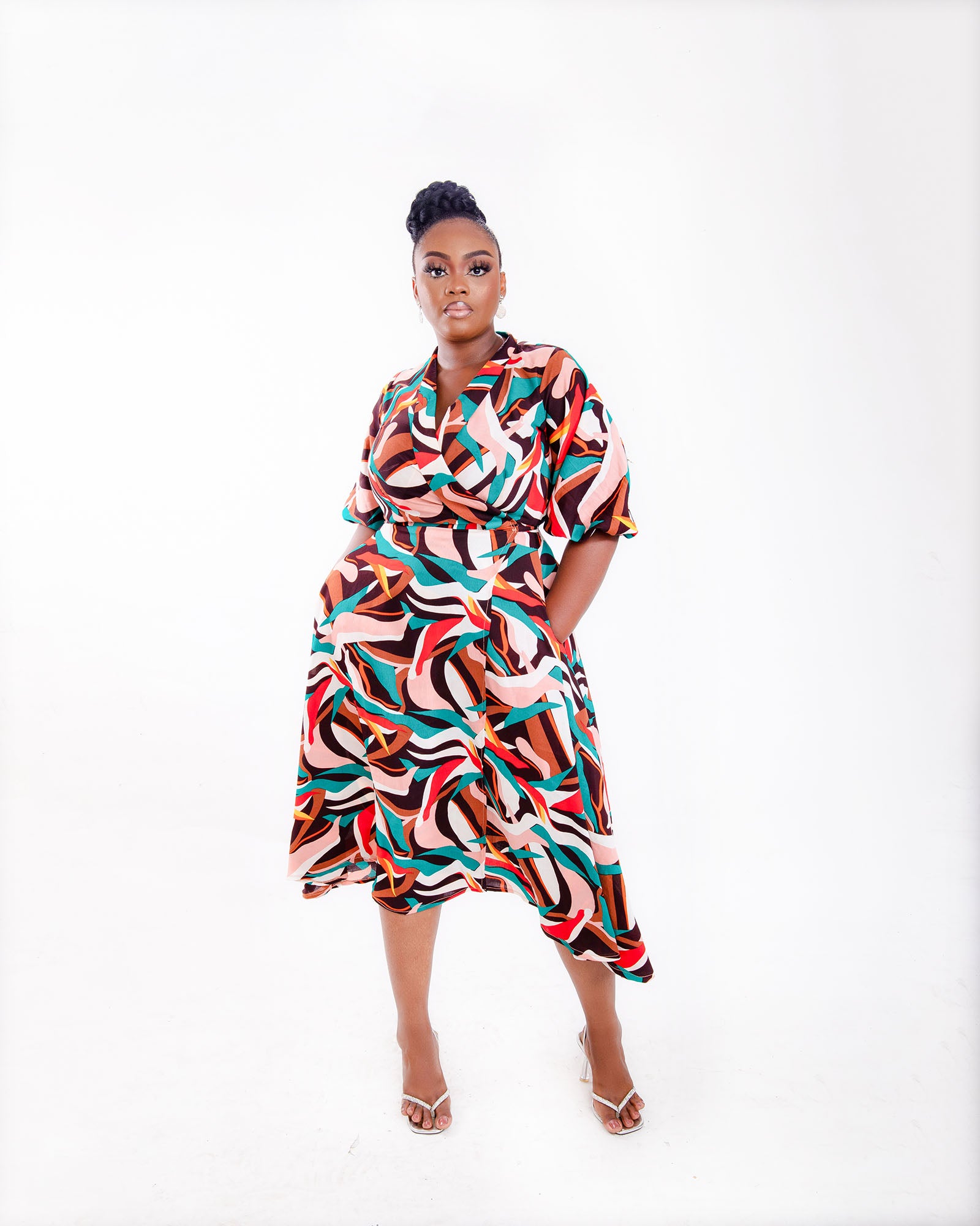 MILLY WRAP DRESS WUNMMIES COUTURE